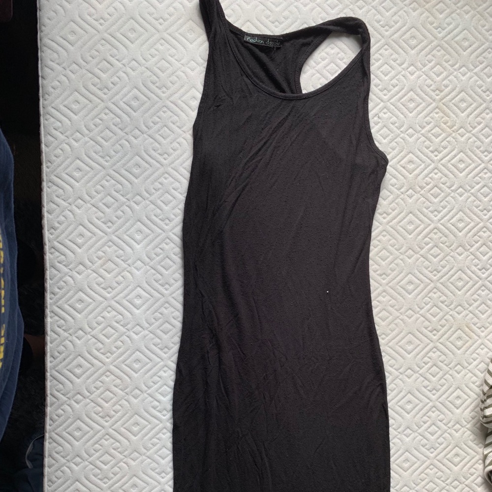 Mini black dress